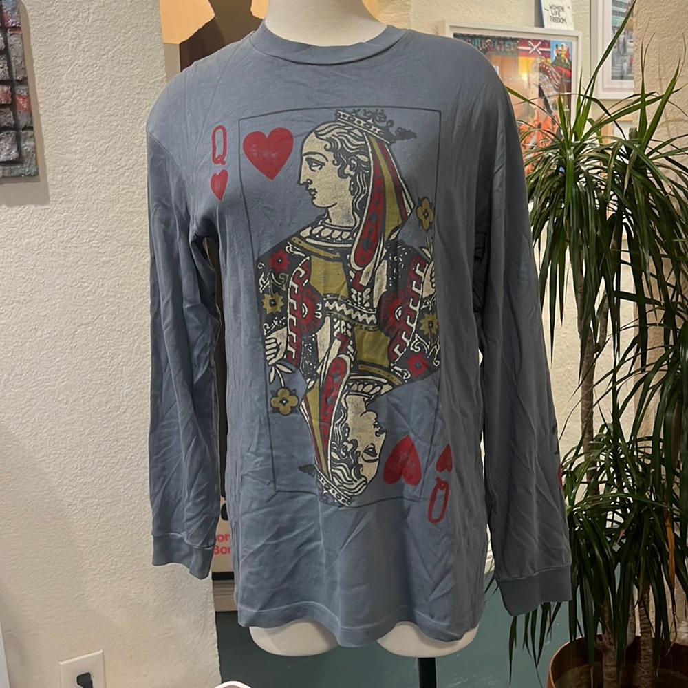 Daydreamer Queen of Hearts Longsleeve Tee Free People